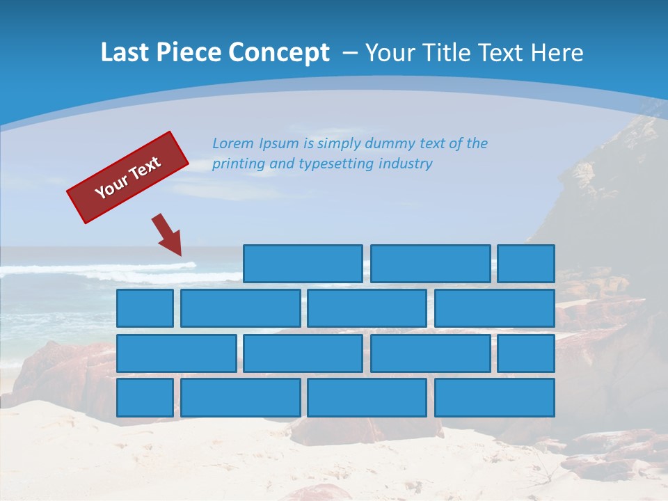 Summer Scenic Vacation PowerPoint Template