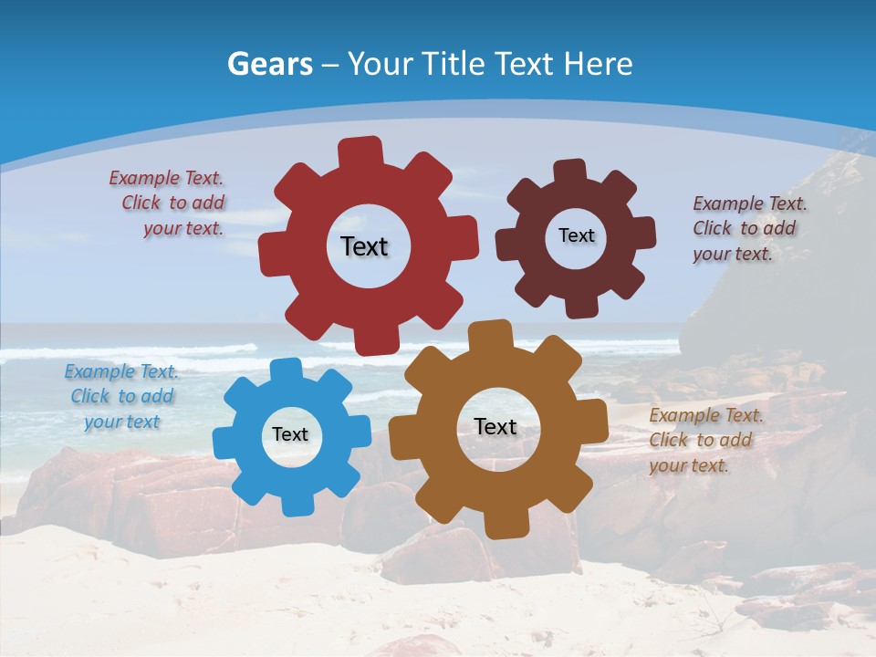 Summer Scenic Vacation PowerPoint Template