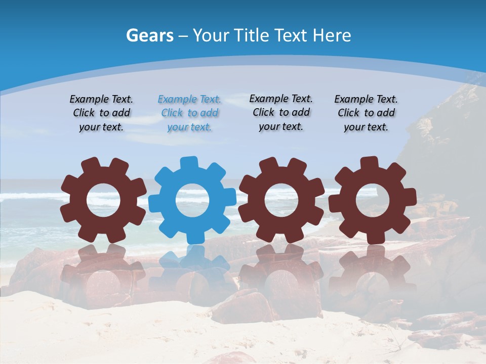 Summer Scenic Vacation PowerPoint Template