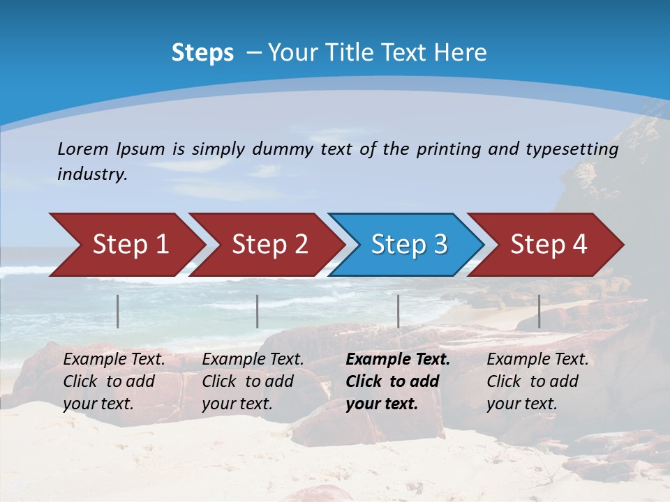 Summer Scenic Vacation PowerPoint Template