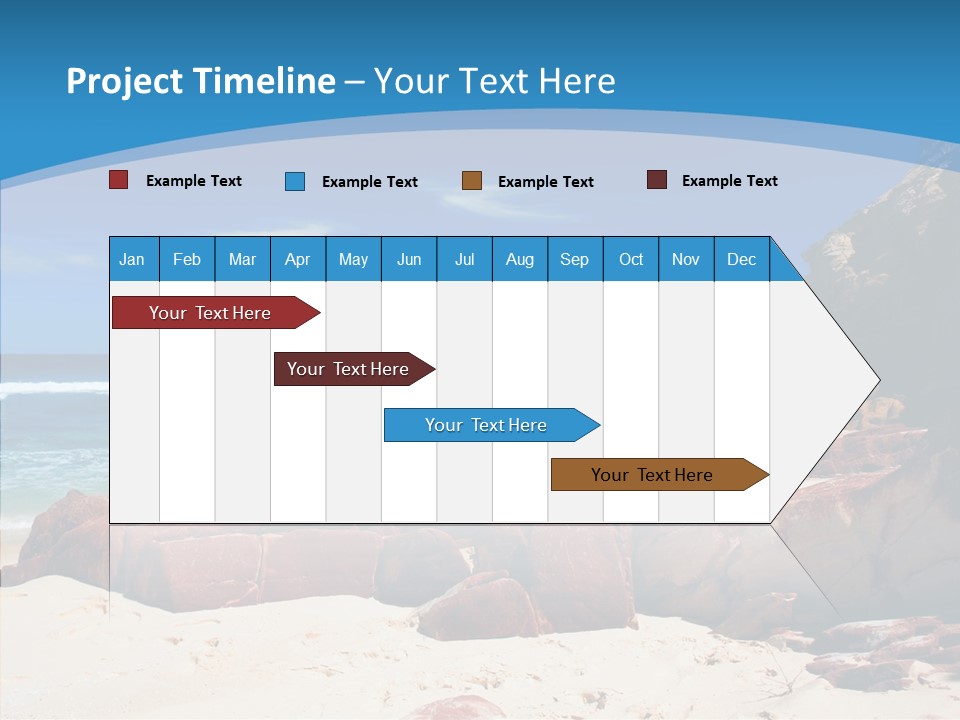 Summer Scenic Vacation PowerPoint Template