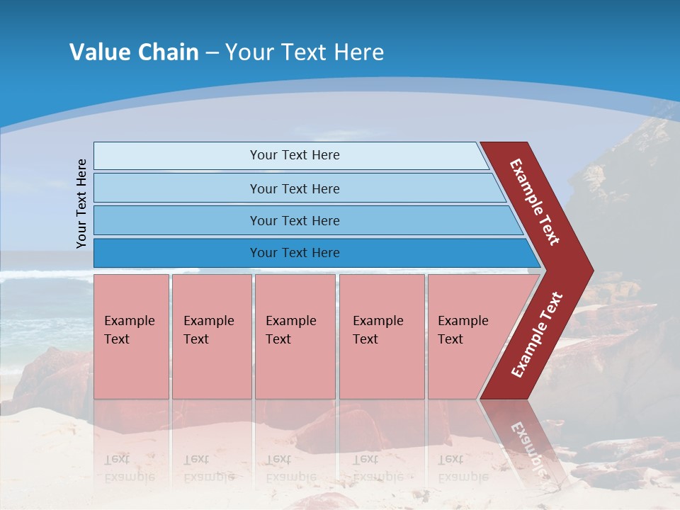 Summer Scenic Vacation PowerPoint Template
