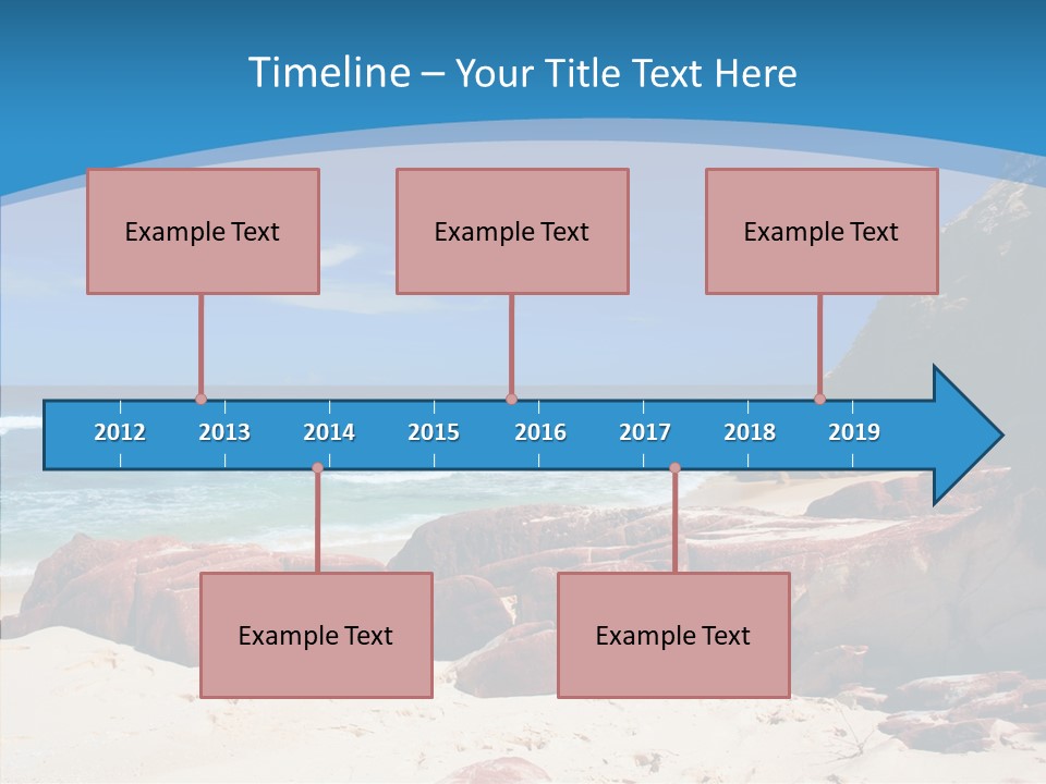 Summer Scenic Vacation PowerPoint Template