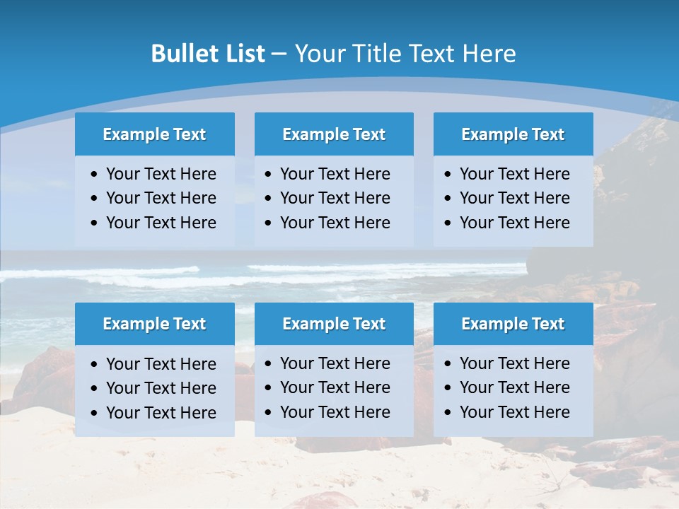 Summer Scenic Vacation PowerPoint Template