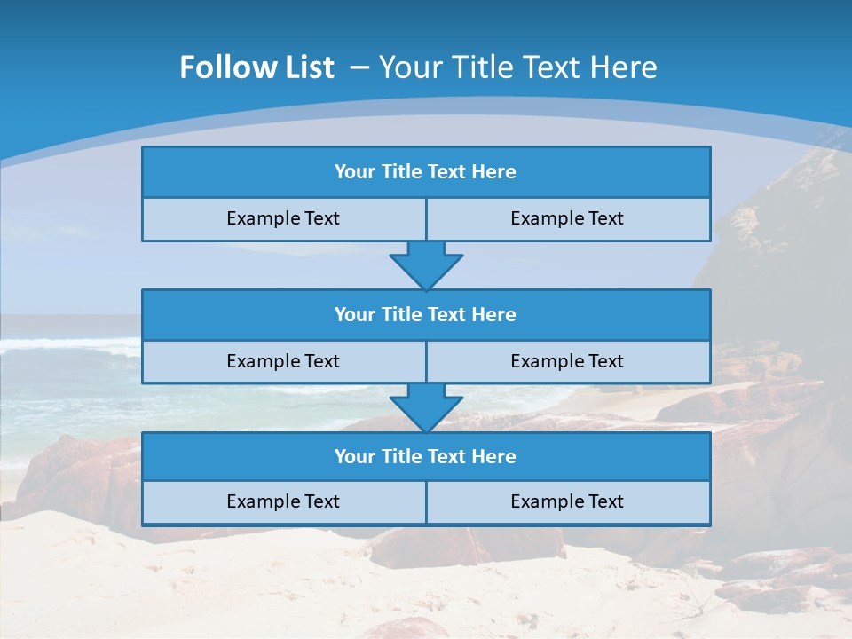 Summer Scenic Vacation PowerPoint Template