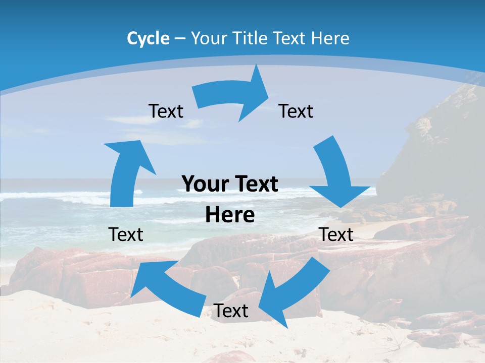 Summer Scenic Vacation PowerPoint Template