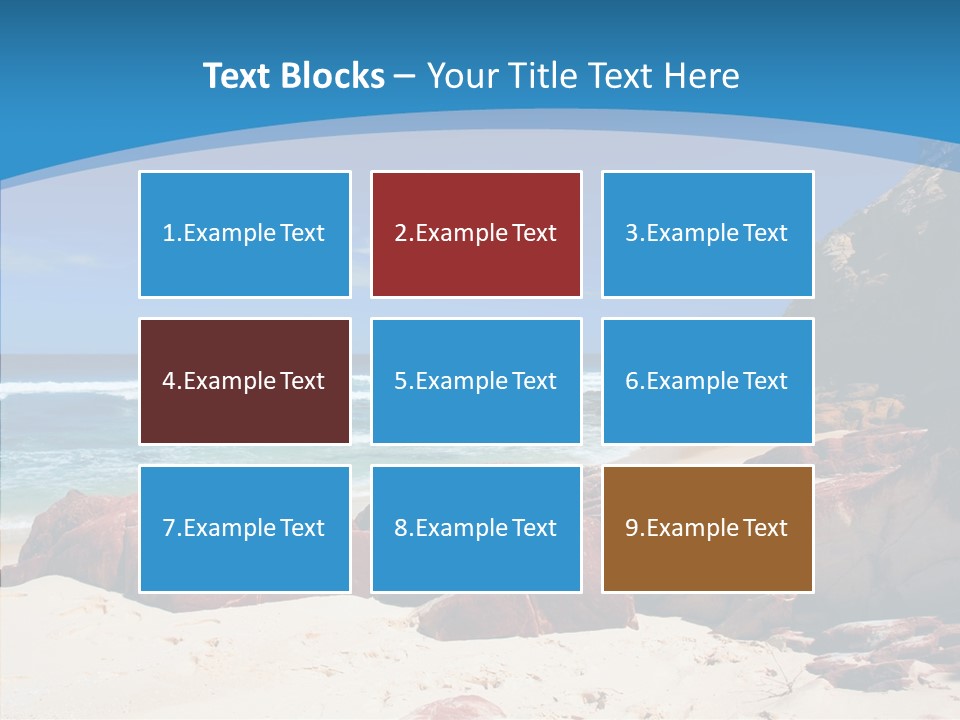 Summer Scenic Vacation PowerPoint Template