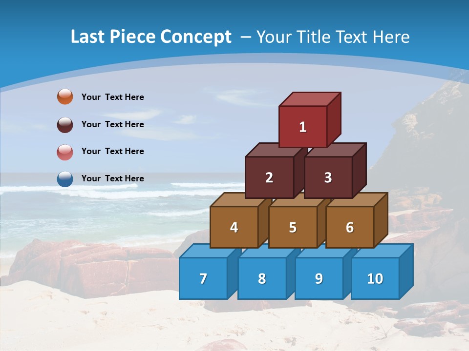 Summer Scenic Vacation PowerPoint Template