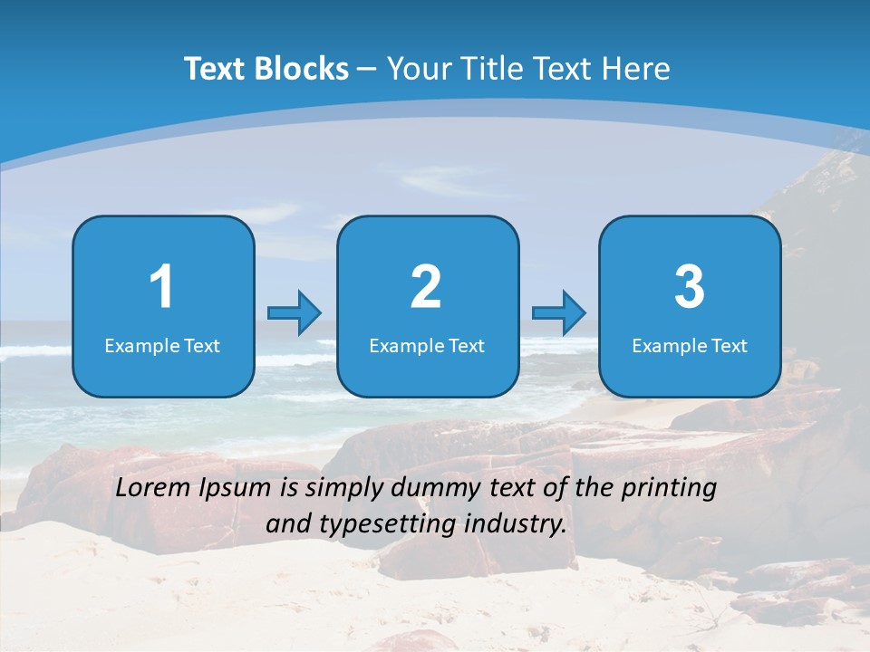 Summer Scenic Vacation PowerPoint Template