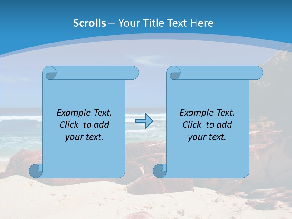Summer Scenic Vacation PowerPoint Template