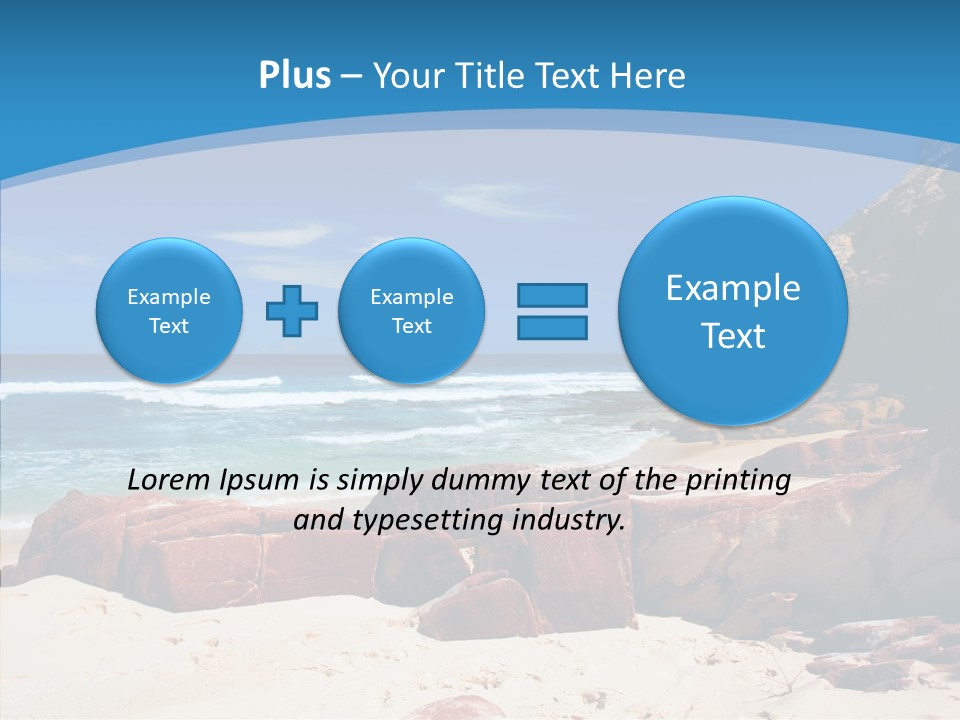 Summer Scenic Vacation PowerPoint Template