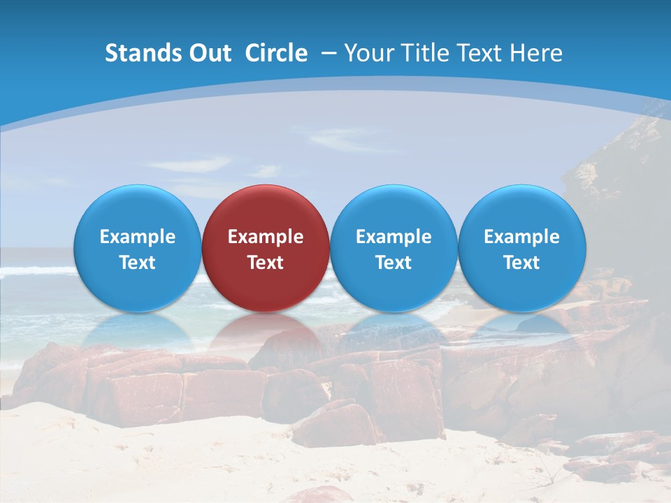 Summer Scenic Vacation PowerPoint Template
