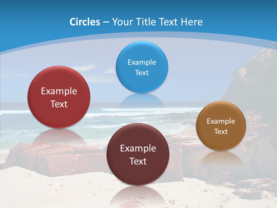 Summer Scenic Vacation PowerPoint Template