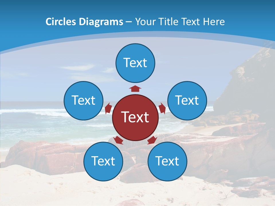 Summer Scenic Vacation PowerPoint Template