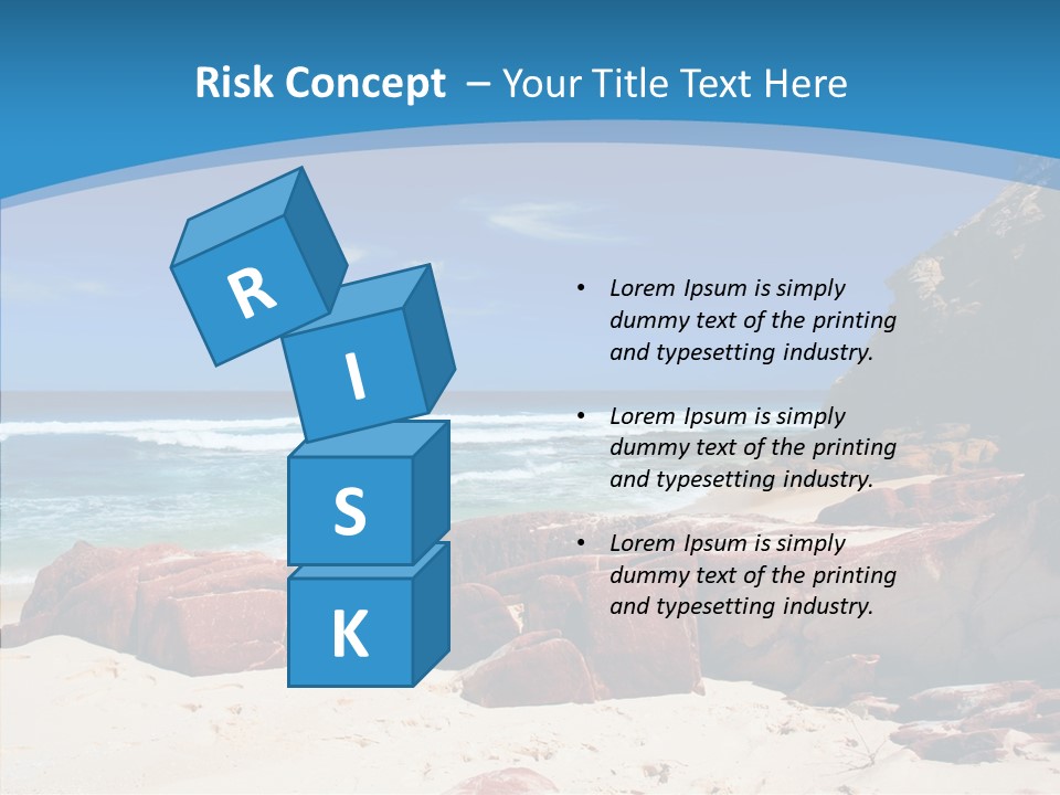 Summer Scenic Vacation PowerPoint Template