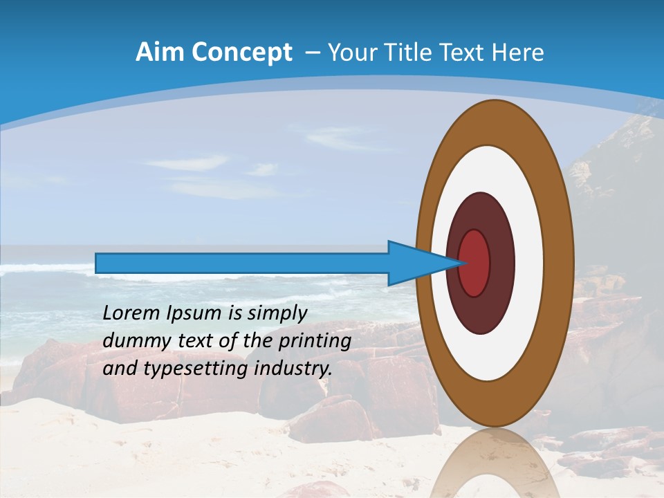 Summer Scenic Vacation PowerPoint Template