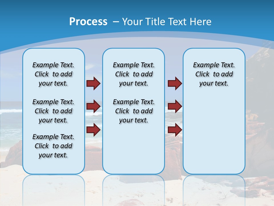 Summer Scenic Vacation PowerPoint Template