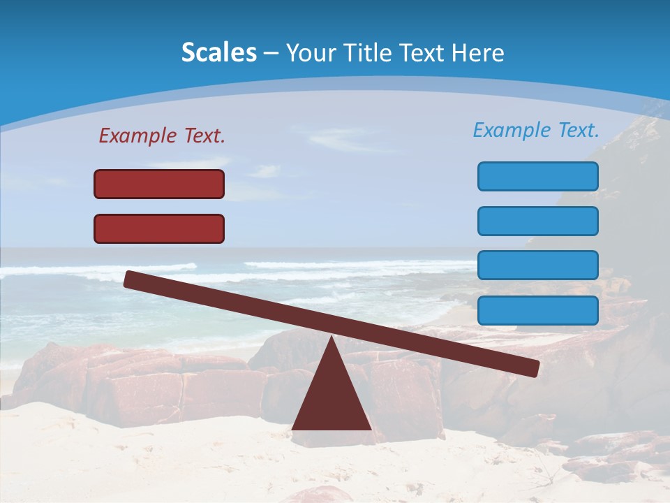 Summer Scenic Vacation PowerPoint Template