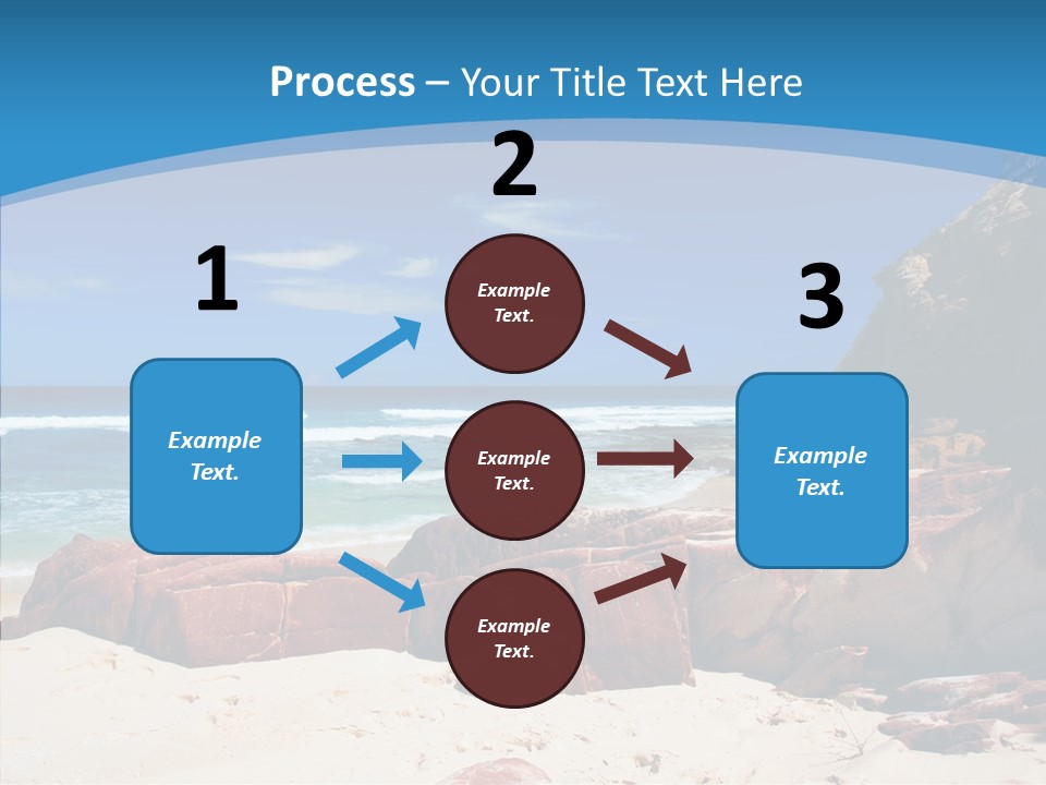 Summer Scenic Vacation PowerPoint Template
