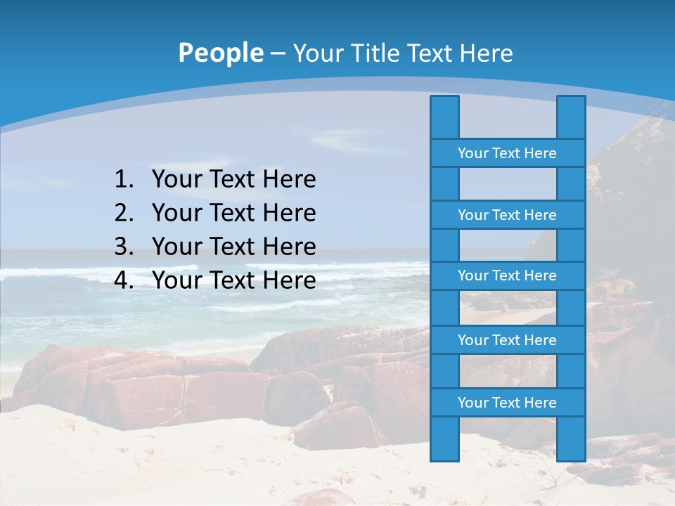 Summer Scenic Vacation PowerPoint Template