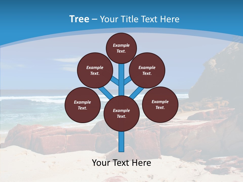 Summer Scenic Vacation PowerPoint Template