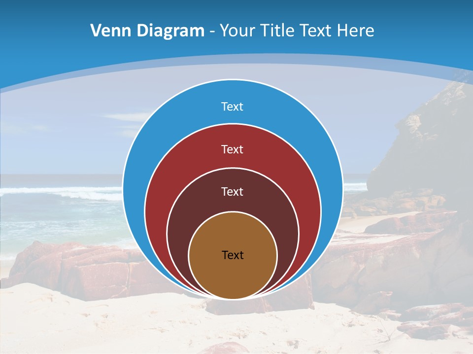 Summer Scenic Vacation PowerPoint Template