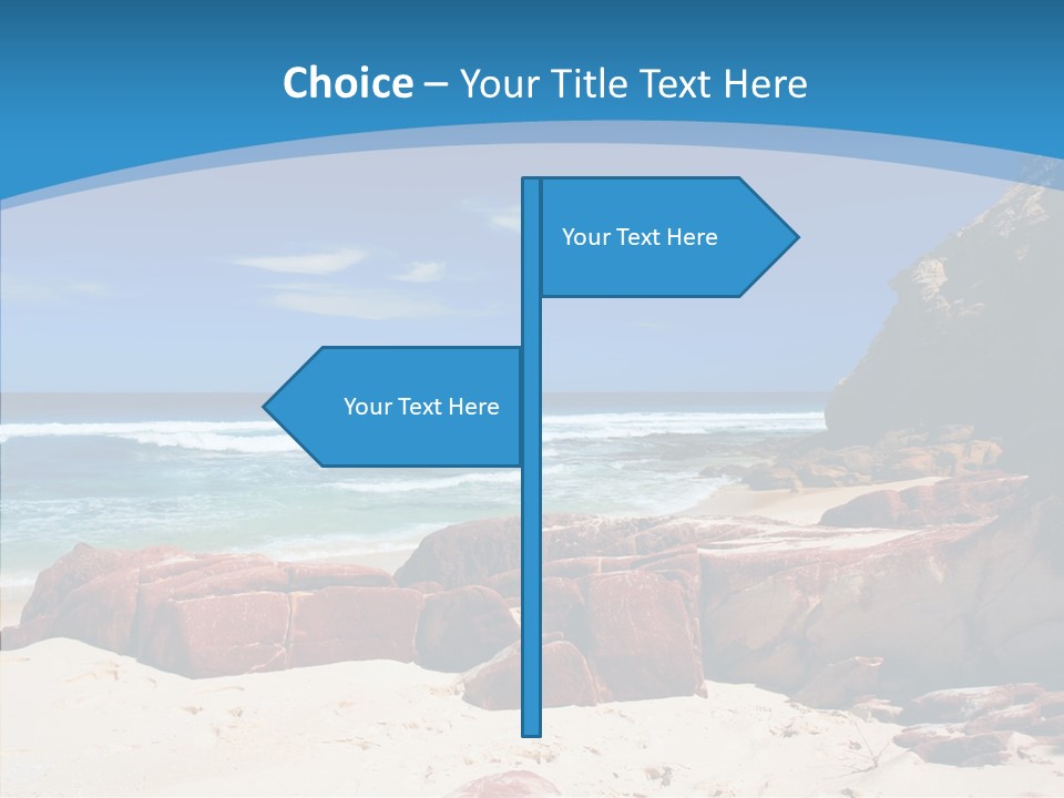 Summer Scenic Vacation PowerPoint Template