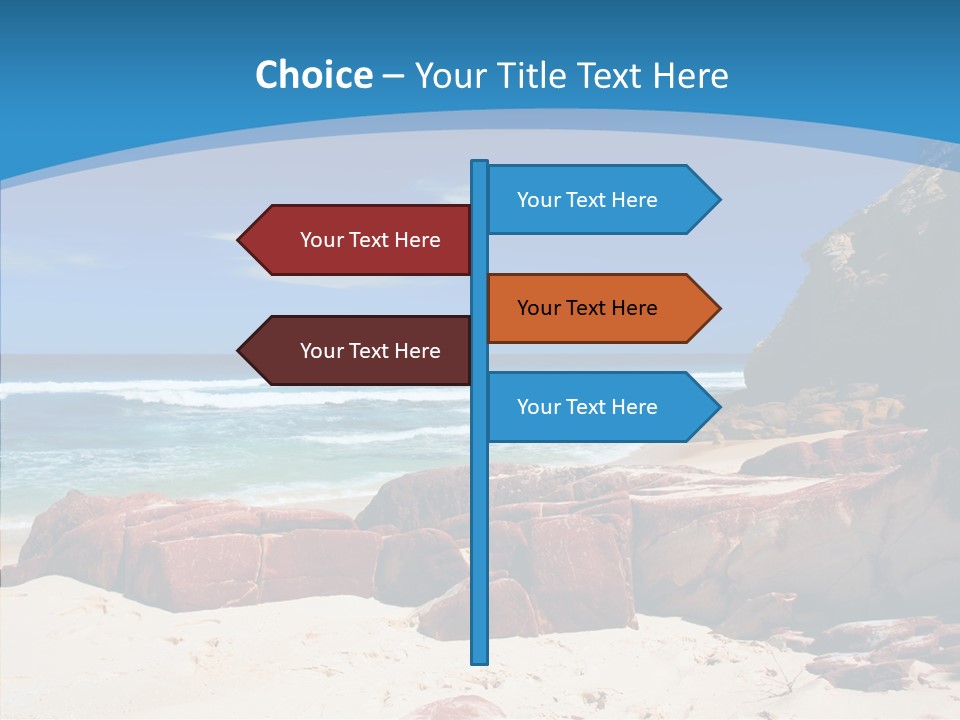 Summer Scenic Vacation PowerPoint Template
