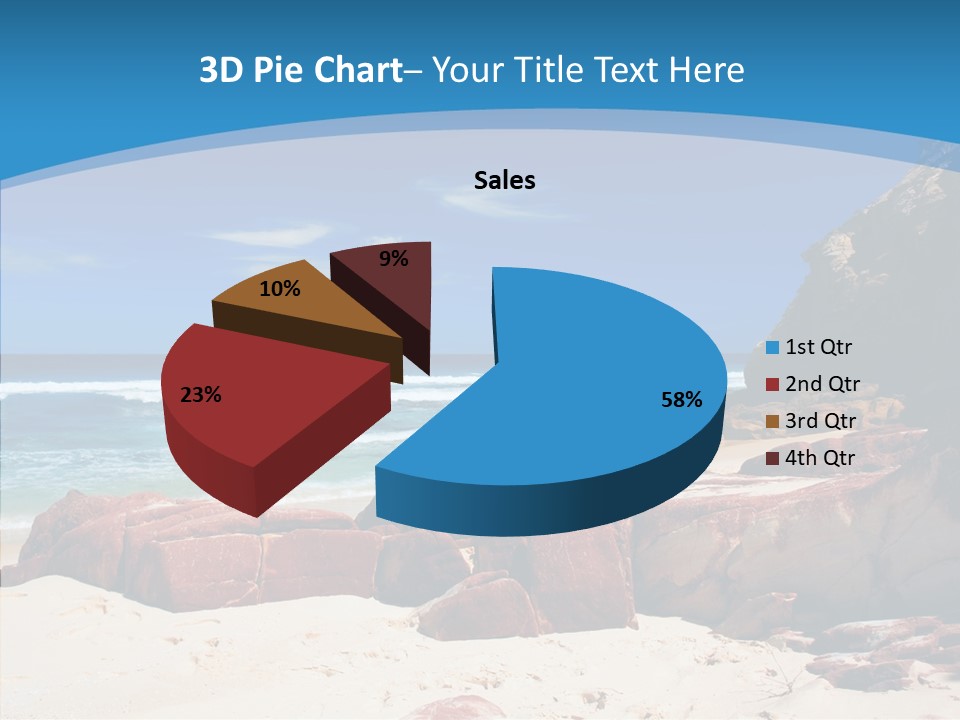Summer Scenic Vacation PowerPoint Template