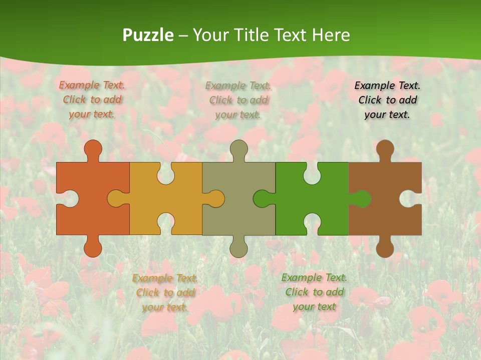 Growing War Bloom PowerPoint Template