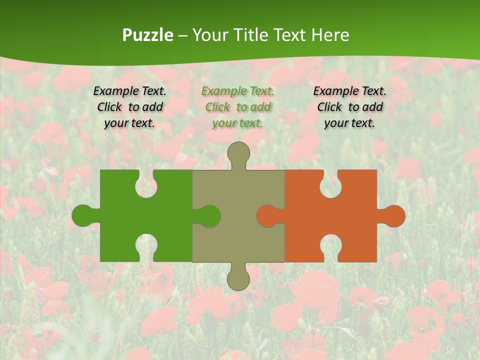 Growing War Bloom PowerPoint Template