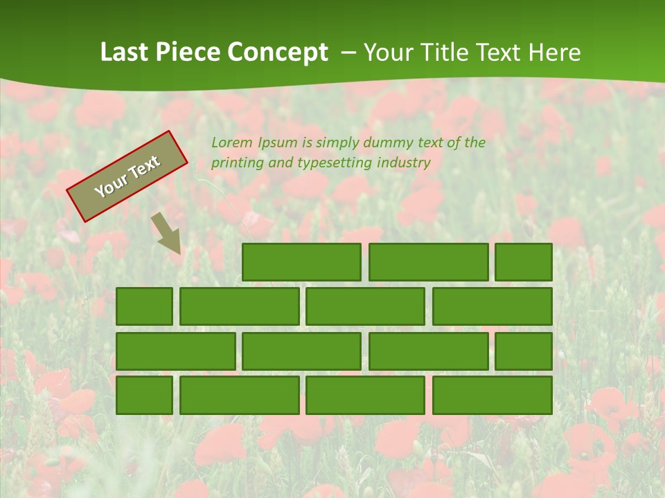 Growing War Bloom PowerPoint Template