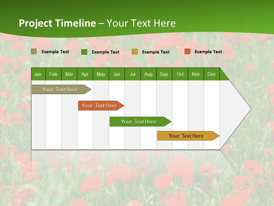 Growing War Bloom PowerPoint Template