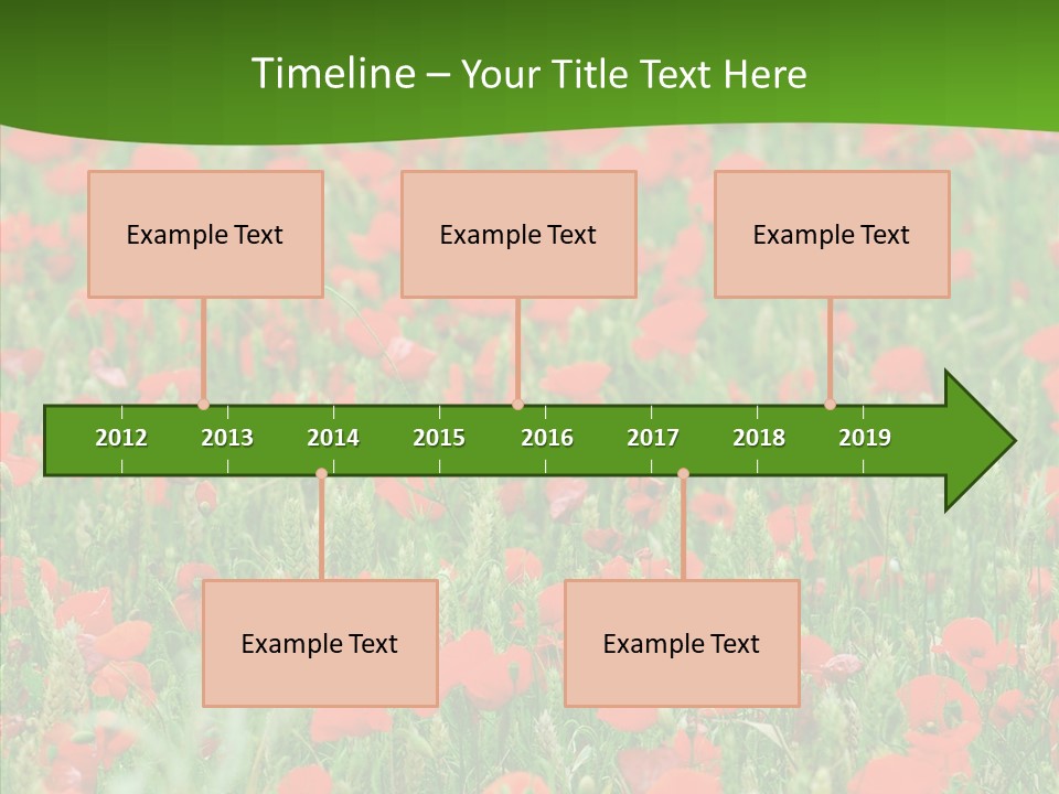 Growing War Bloom PowerPoint Template