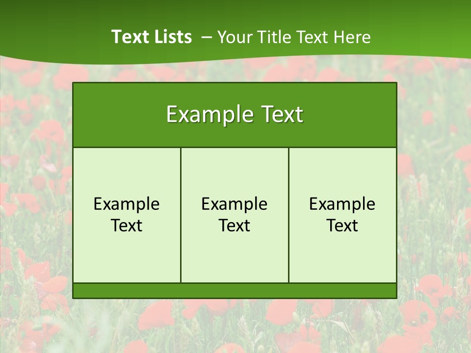 Growing War Bloom PowerPoint Template
