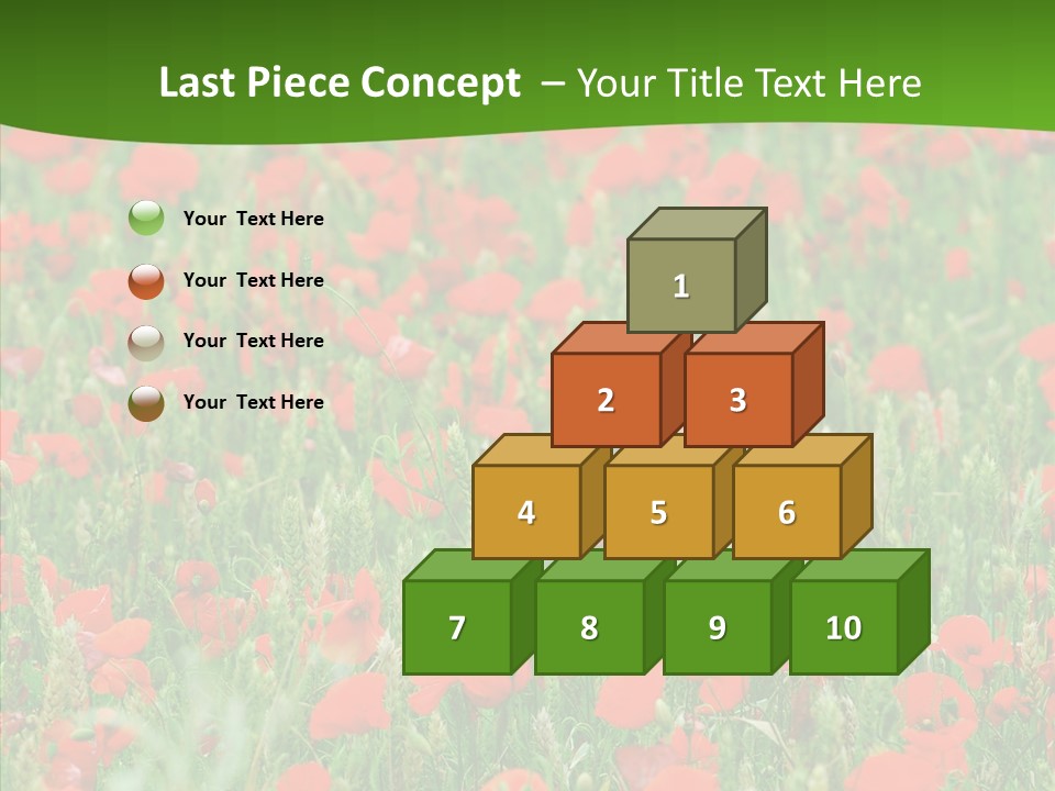 Growing War Bloom PowerPoint Template