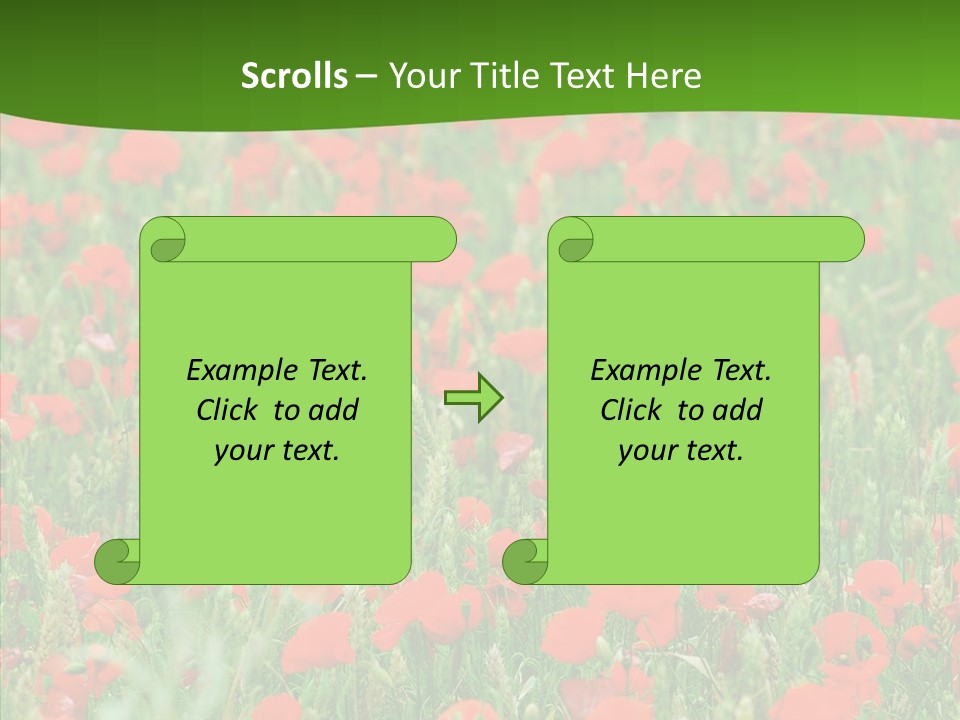 Growing War Bloom PowerPoint Template