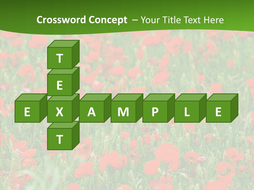 Growing War Bloom PowerPoint Template