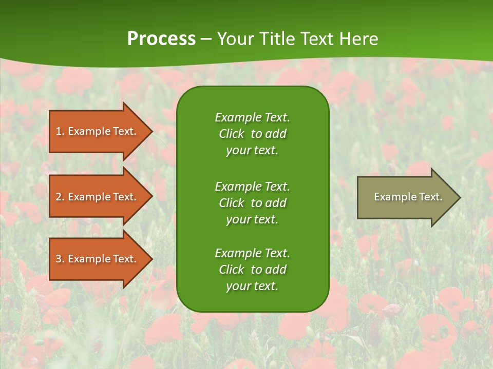 Growing War Bloom PowerPoint Template
