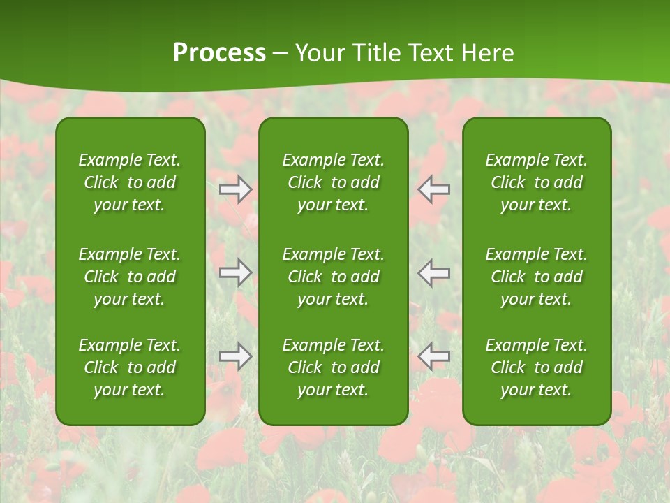 Growing War Bloom PowerPoint Template