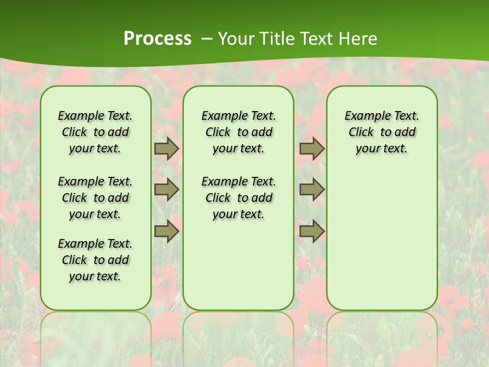 Growing War Bloom PowerPoint Template