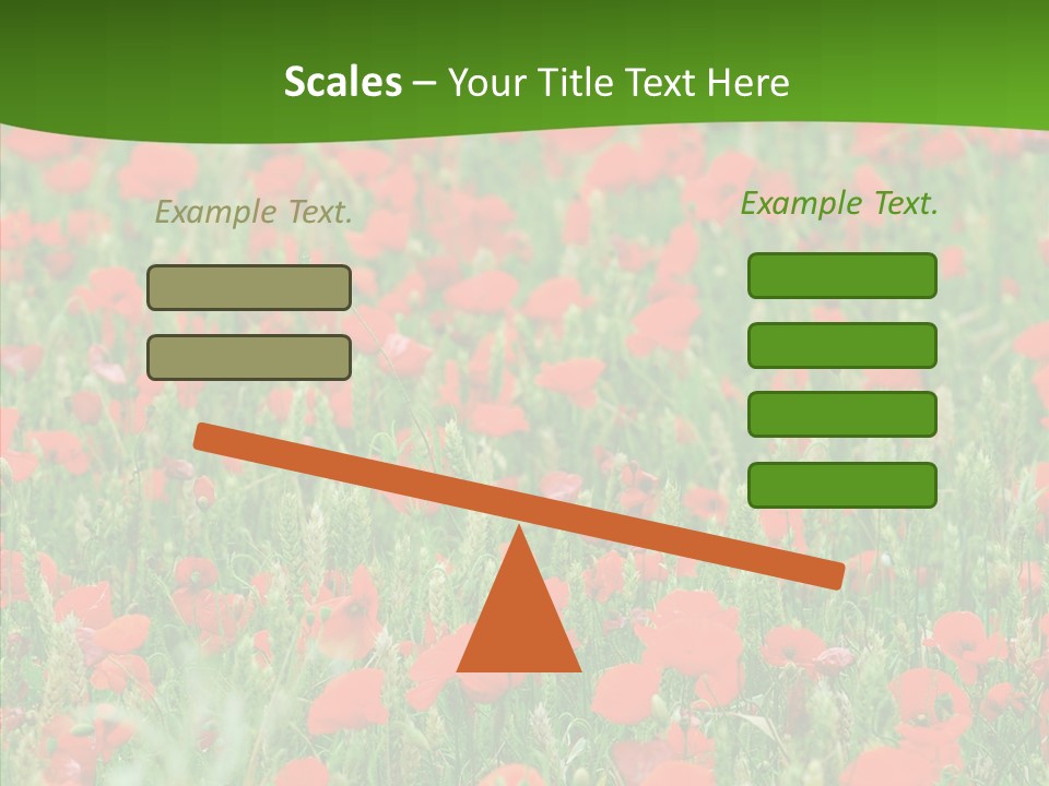 Growing War Bloom PowerPoint Template