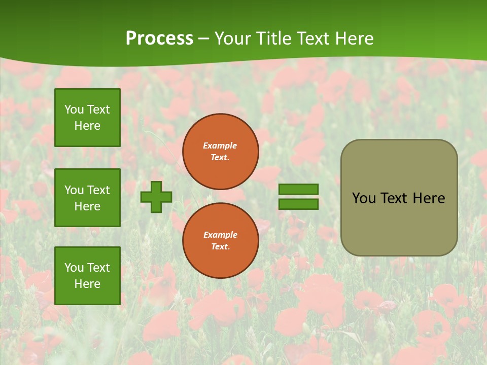 Growing War Bloom PowerPoint Template