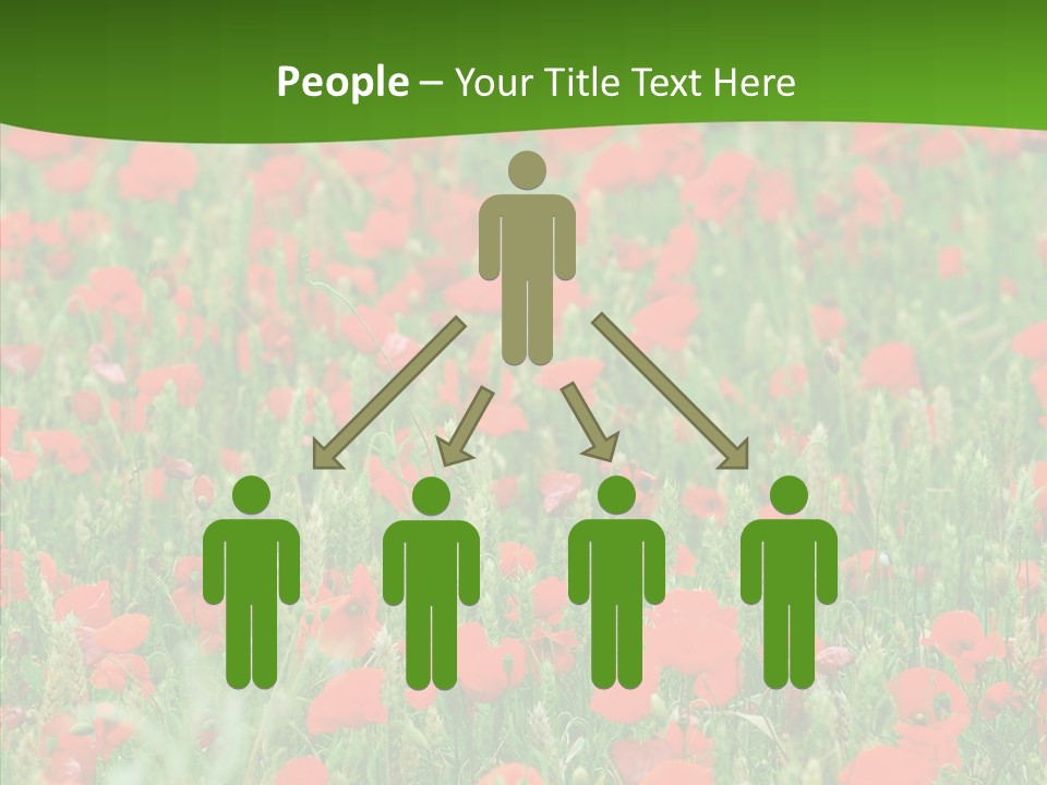 Growing War Bloom PowerPoint Template