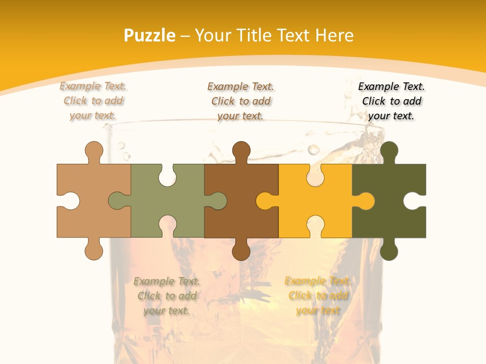 Scottish Celebrate Thirst PowerPoint Template