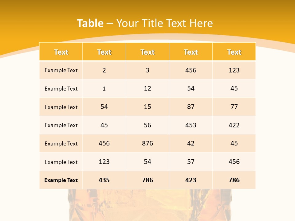 Scottish Celebrate Thirst PowerPoint Template