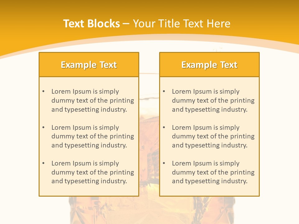 Scottish Celebrate Thirst PowerPoint Template