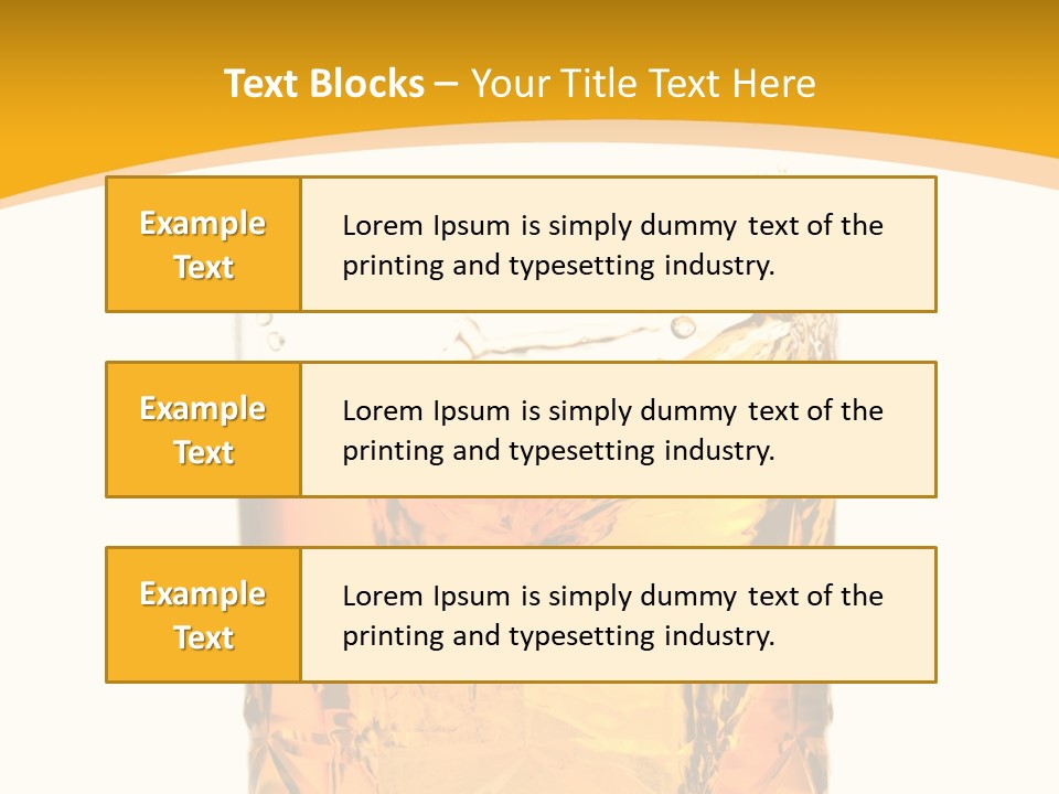Scottish Celebrate Thirst PowerPoint Template