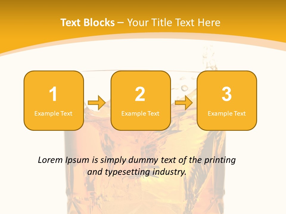 Scottish Celebrate Thirst PowerPoint Template