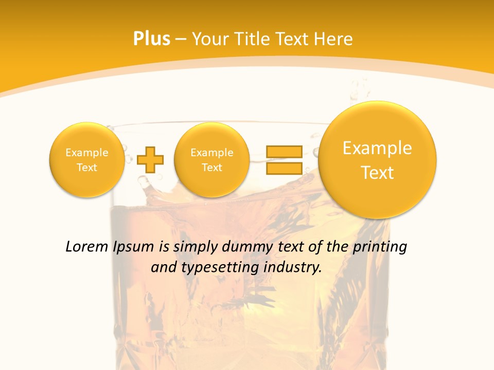 Scottish Celebrate Thirst PowerPoint Template